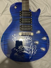 Zach Myers Shinedown PRS Blue 2010 Signed Guitar