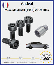 FARAD - STARLOCK Antivol Radmuttern Schwarz Mercedes CLA 2 C118 2018-2026