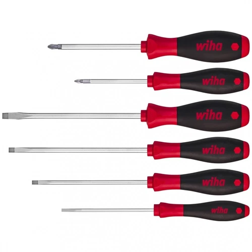 Wiha Schraubendreher Set SoftFinish 6-tlg. mit Sechskantansatz