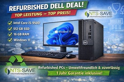 Dell Optiplex 3070 SFF - i5-9500 - 16GB DDR4 - 256GB SSD - Win11 Pro