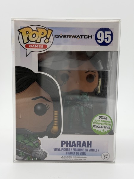 Funko Pop Games Blizzard Overwatch Pharah #95 Exclusive In Protector-image