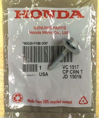Genuine Honda Engine Air Intake Resonator Bolt 90029-PHM-000 | eBay