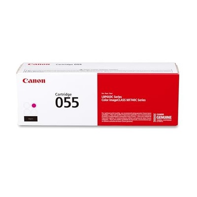 CANON GENUINE 055 MAGENTA TONER CARTRIDGE COMPATIBLE WITH MULTIPLE OFFICES