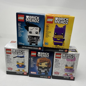 Lego Brickheadz 41594 41586 40377 41591 40476 Bat Girl Salazar Daisy Donald Wido