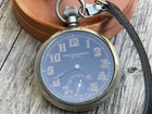 Carley & Clemence Antique Swiss Made Military Pocket Watch + Albert and Stand