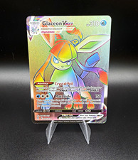 Pokemon TCG Glaceon VMAX Evolving Skies Secret Rare Holo Rainbow 208/203 NM  on eBay