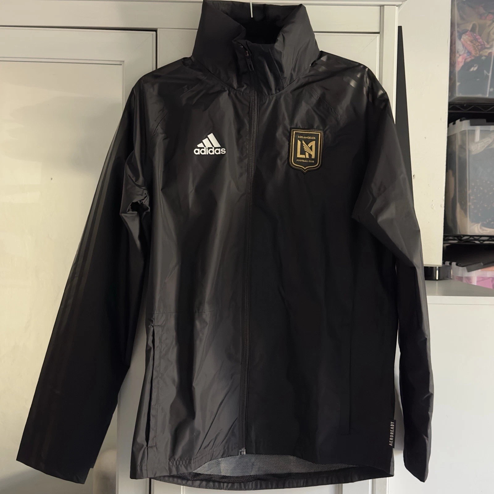 Adidas X LAFC Condivo 18 Storm Jacket Hooded Los Angeles FC BQ6548 Men’s Small
