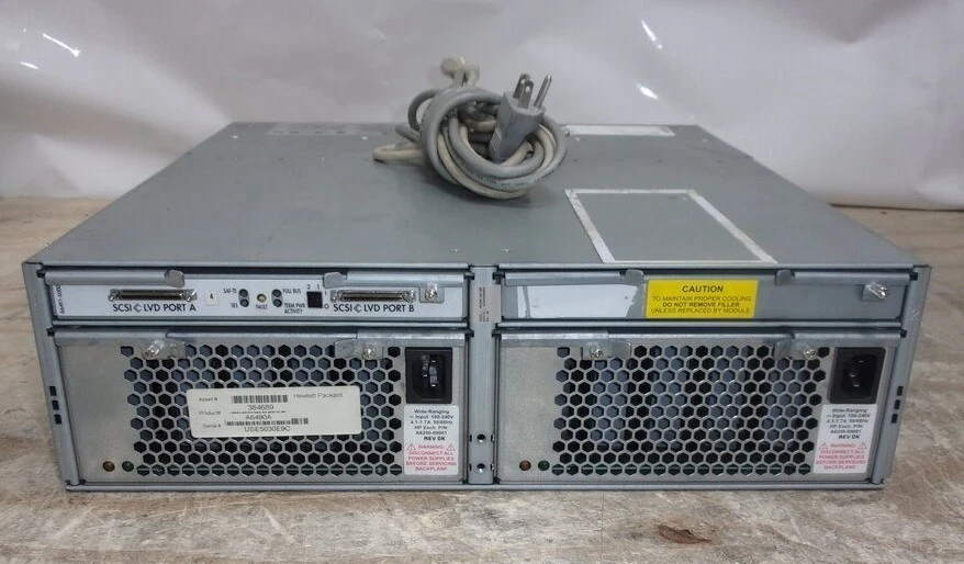 Дисковая система HP 2300 A6490-60100 14x корпус для хранения Ultra160 SCSI СМ. ПРИМЕЧАНИЯ - Изображение 3 из 4