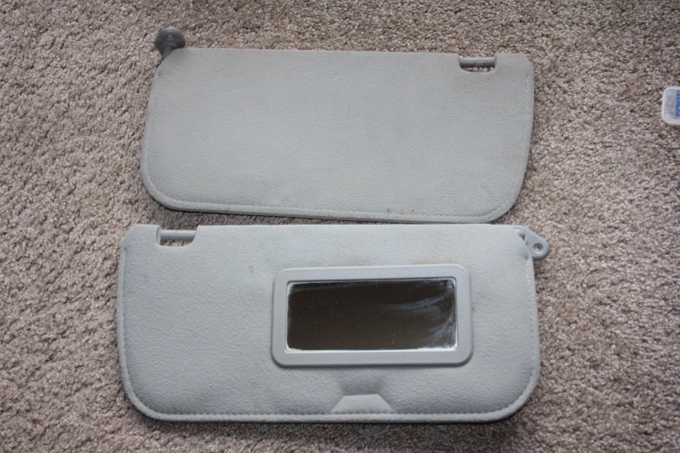 Juego Par Nissan Frontier King Cab 2000-2001 Derecha Derecha Parasol Espejo Gris Tela 15 Foto 2 de 4