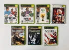 Lot of 7 Original Xbox Games Mixed Action Sports Titles, w/ case and booklet, GC