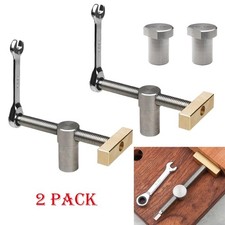 2 Pack Bench Dog Clamp 20mm Dog Hole Clamp Woodworking Adjustable Workbench Stop