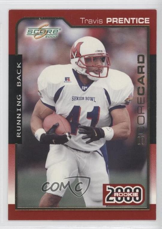 2000 Score 2000 Rookie Scorecard 1881/2000 Travis Prentice #298 Rookie RC d4y