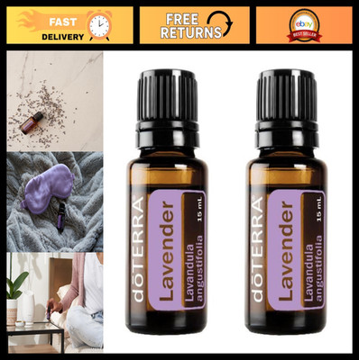 Lavender Essential Oil 15ml - 2 Pack - Pure Aromatherapy, Relaxation & Sleep Aid