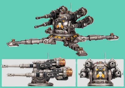 Warhammer HH Space Marine Legions Araknae Quad-Accelerator