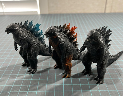 Jakks Pacific Legendary Toho Godzilla 3  Figurines Lot Of 3