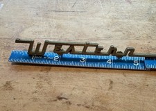Vintage Auto Western Script Emblem From 50s Ford Truck