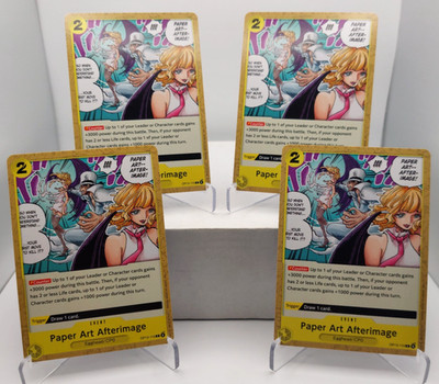 Paper Art After Playset - OP13-115 x4 - Carrying On His Will - One Piece TCG