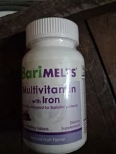 Barimelts Bariatric Multivitamin with Iron - 60 Fast-Dissolving Tabs