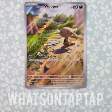 Carta Pokemon Paldean Wooper 102/094 Segreta Rara Mega Evoluzione Fiamme Fantastiche