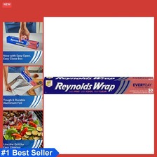 Aluminum Foil Roll 12 Inch Wide 30 Square Feet Food Wrap Cooking Grilling