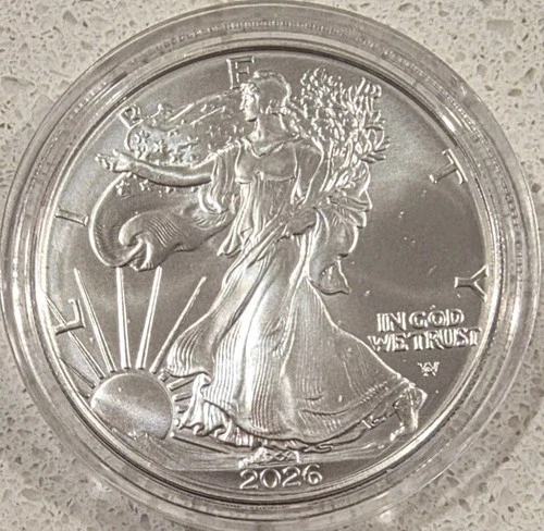 2026 $1 American Silver Eagle 1 oz Brilliant Uncirculated In Capsule