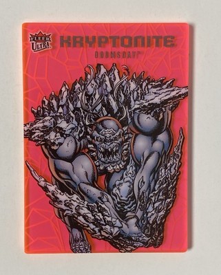 2026 Fleer Ultra Superman RED KRYPTONITE DOOMSDAY UK-2 SSP