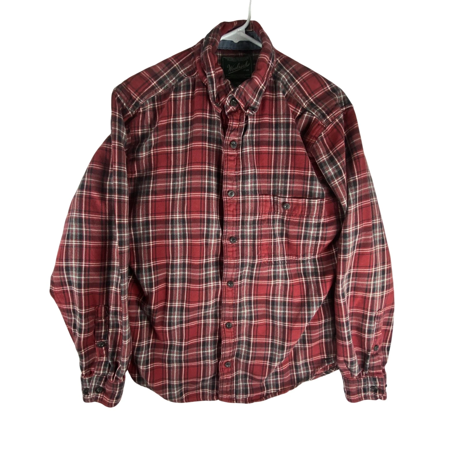 Woolrich Flannel Shirt Mens Medium Red Plaid Button Front Long Sleeve Casual
Opens in a new window o