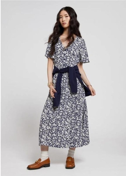 Women & Other Stories Dress White Viscose XS #3FJ8
