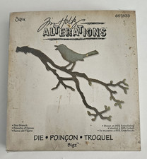 SIZZIX alterations TIM HOLTZ bigz BIRD BRANCH die 657833