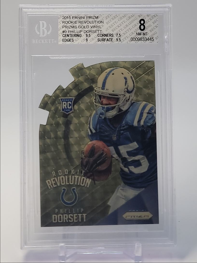 Phillip Dorsett Panini Prizm Rookie Revolution #RR9 Gold Vinyl Prizm