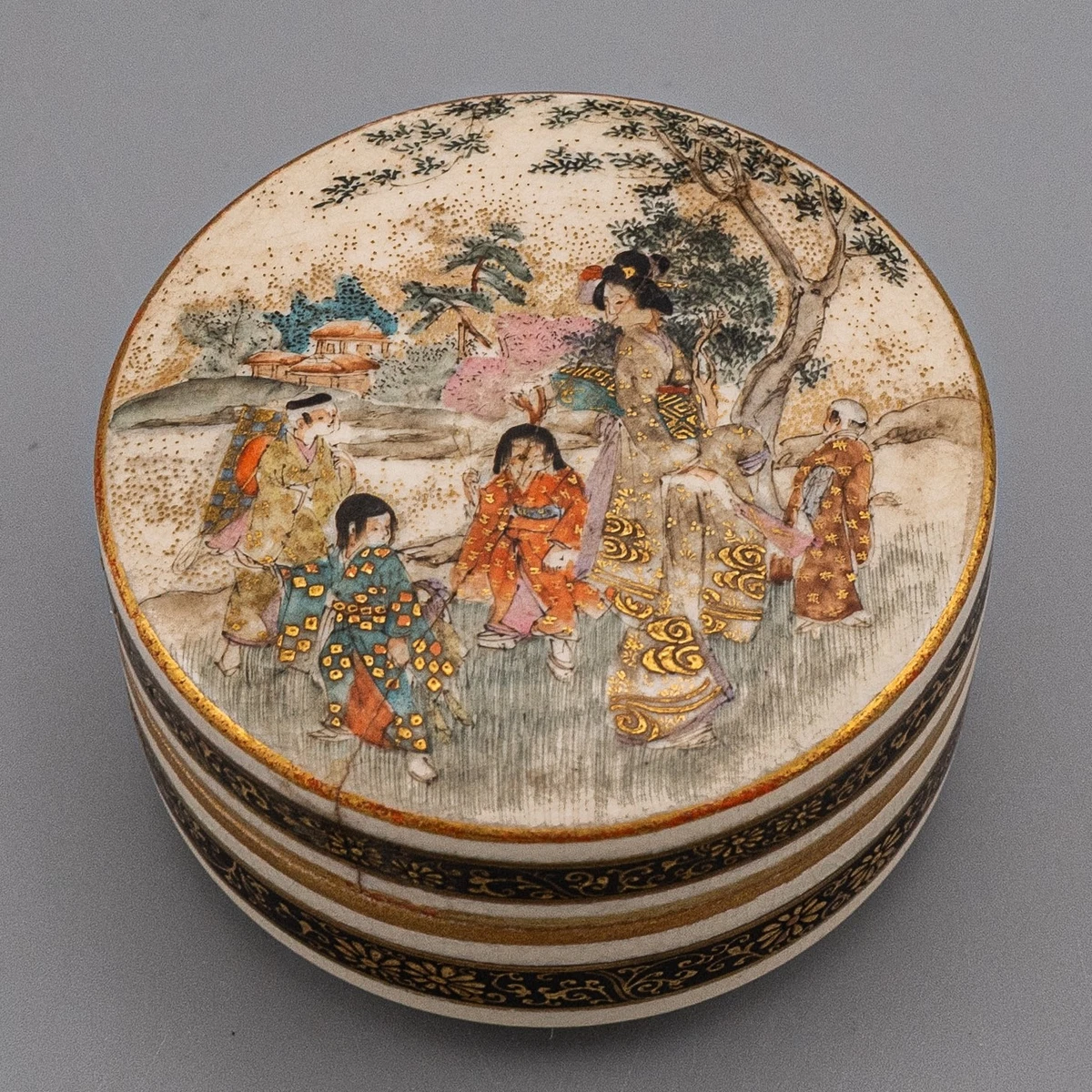 陶瓷日本古董盒子| eBay