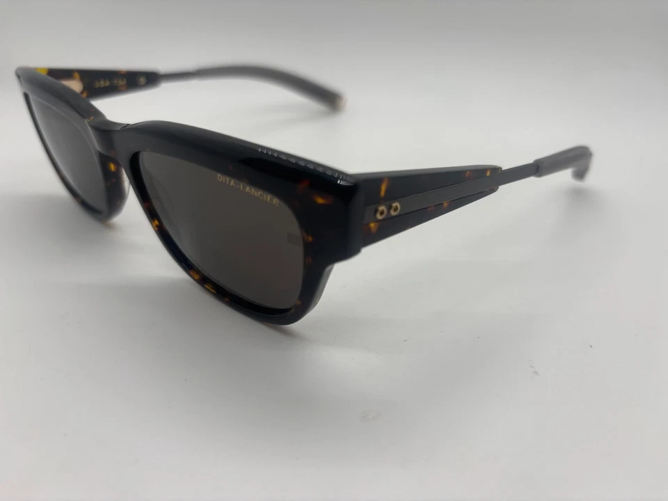 NUEVO DITA LANCIER DLS704-A-03 Havana Gafas de sol 55-19-146 mm SIN ESTUCHE Foto 3 de 4