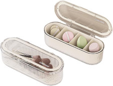 Makeup Brush Holder Organizer, Clear Acrylic Makeup Sponges Organizer, Cosmetic