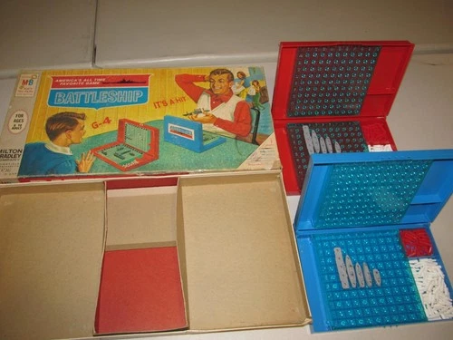 Vintage Original 1967 Battleship Strategy Game Milton Bradley #4730 Complete
