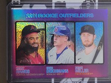 Henry Ramos Greg Deichmann Brian Miller 2022 Topps Heritage Hot Box Purple Board