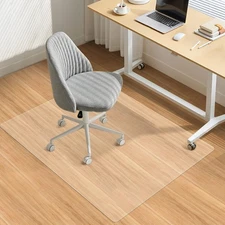 Vicwe Chair mat for Hardwood Floor, 36 x 48 inches Fully Transparent Floor Ma...