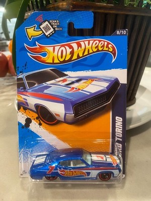Hot Wheels HW Racing '12 '70 Ford Torino Blau 1:64 Diecast Auto OVP