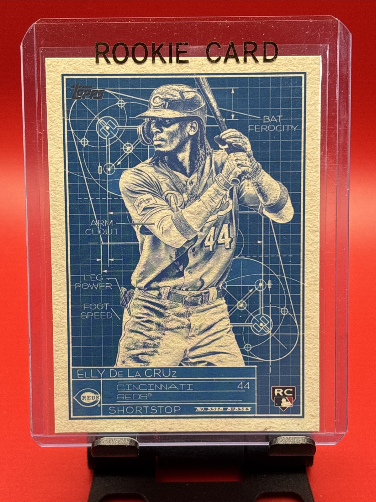 2024 Topps Series 1 - Superstar Blueprint Elly De La Cruz #SB-15 Blue (RC)