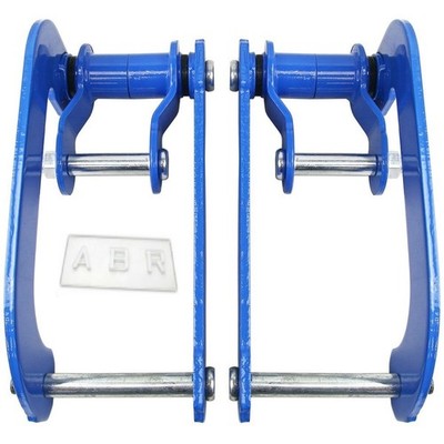 Rear Leaf Spring Extended 2'' Height Shackles For Isuzu D-Max 2021-Present