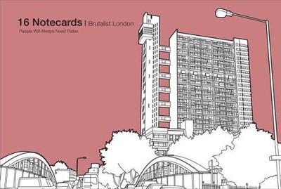 Brutalist London - 16 Notecards - 9781840656183