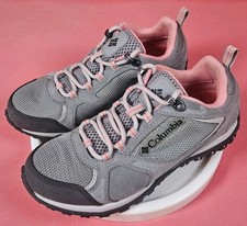 Columbia Access Point II Waterproof Hiking Shoe Gray/Pink Women's Size 6.5