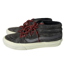 Vans SK8 Hi Scotchgard Charcoal Gray Suede Hi...