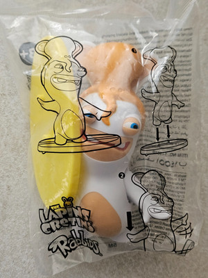 BURGER KING THE LAPINS CRETINS RAYMAN RAVING RABBIDS INVASION FIGURE