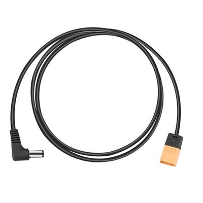 4ft/121cm Power Cable XT60 Male to DC Male Right Angle For DJI FPV Goggles V2