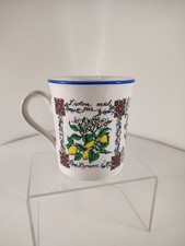 Lipton Special Teas Mug Coffee Cup Chamomile Cinnamon Lemon England READ