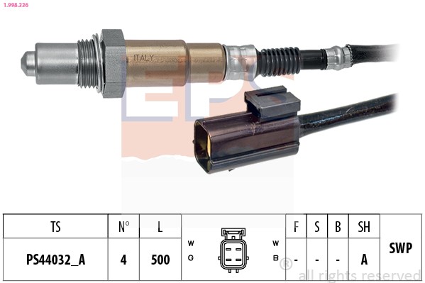 EPS 1.998.336 Lambdasonde FüR KIA Hyundai-image