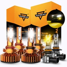 Auxbeam Led Headlights Fog Light White Amber For Gmc Sierra 1500 2500 2003-2006 Auxbeam Led Headlights Fog Light White Amber For Gmc Sierra 1500 2500 2003-2006