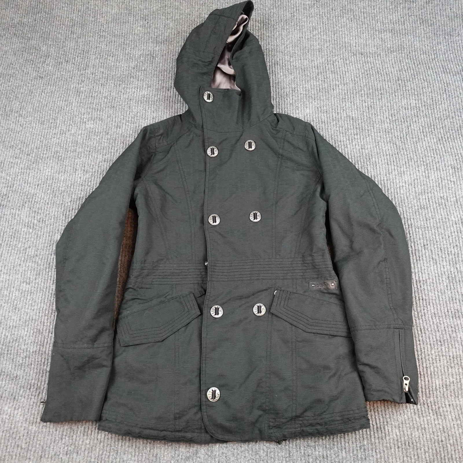 Burton Cherish Jacket Womens Small Black Hooded Dryride Insulated Ski Snow