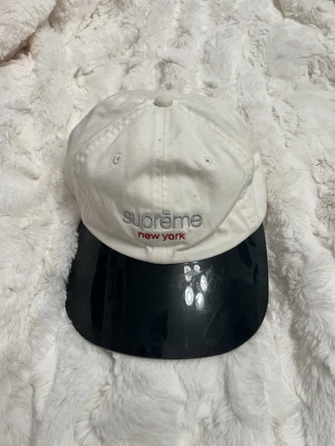 Visière acrylique Supreme 6 panneaux blanche