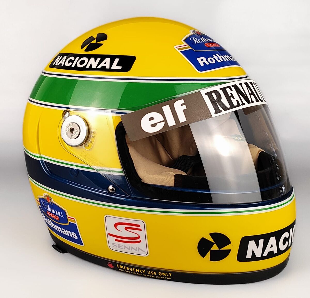 Ayrton Senna ミニチュアヘルメット 1991 1994 箱無し。 - メルカリ